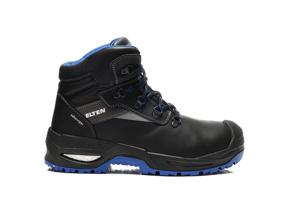 ELTEN® Sicherheitsschnürstiefel, STEFANO XXSG black-blue Mid ESD S3, 768701 - bei HUG Technik ✭