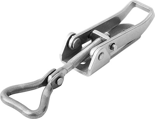 Spannverschluss mit beweglichem Spannhaken, Form: A Edelstahl - K0050.1421122 - bei HUG Technik ✭