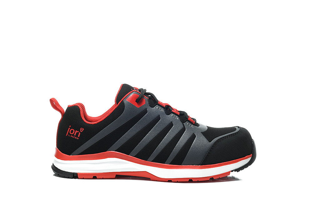 JORI Sicherheitshalbschuh, RAPID black-red Low ESD S3, 12021 - bei HUG Technik ♡