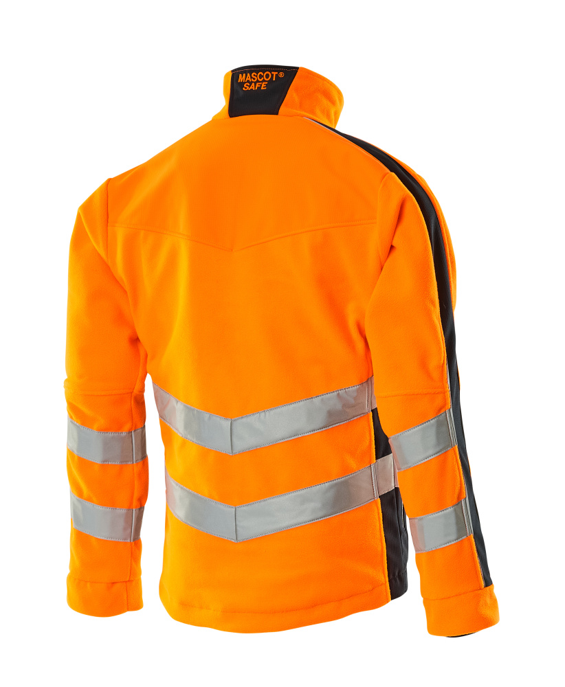 MASCOT® SAFE SUPREME Fleecejacke »Sheffield« Gr. 2XL, hi-vis orange/schwarzblau - erhältlich bei ✭ HUG Technik ✓