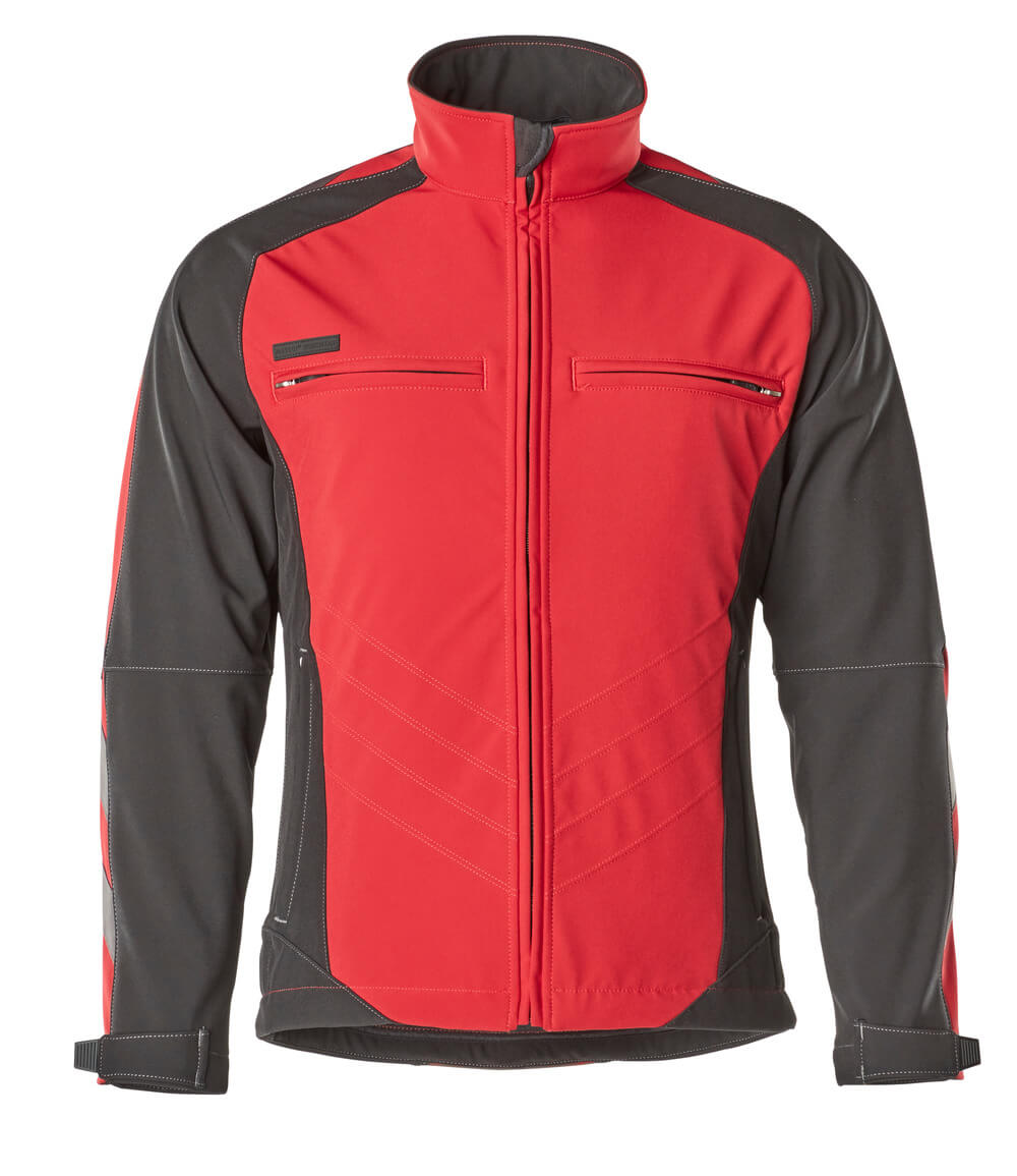 MASCOT® UNIQUE Soft Shell Jacke »Dresden« Gr. 2XL, rot/schwarz - jetzt NEU  bei ✭ HUG Technik ✓