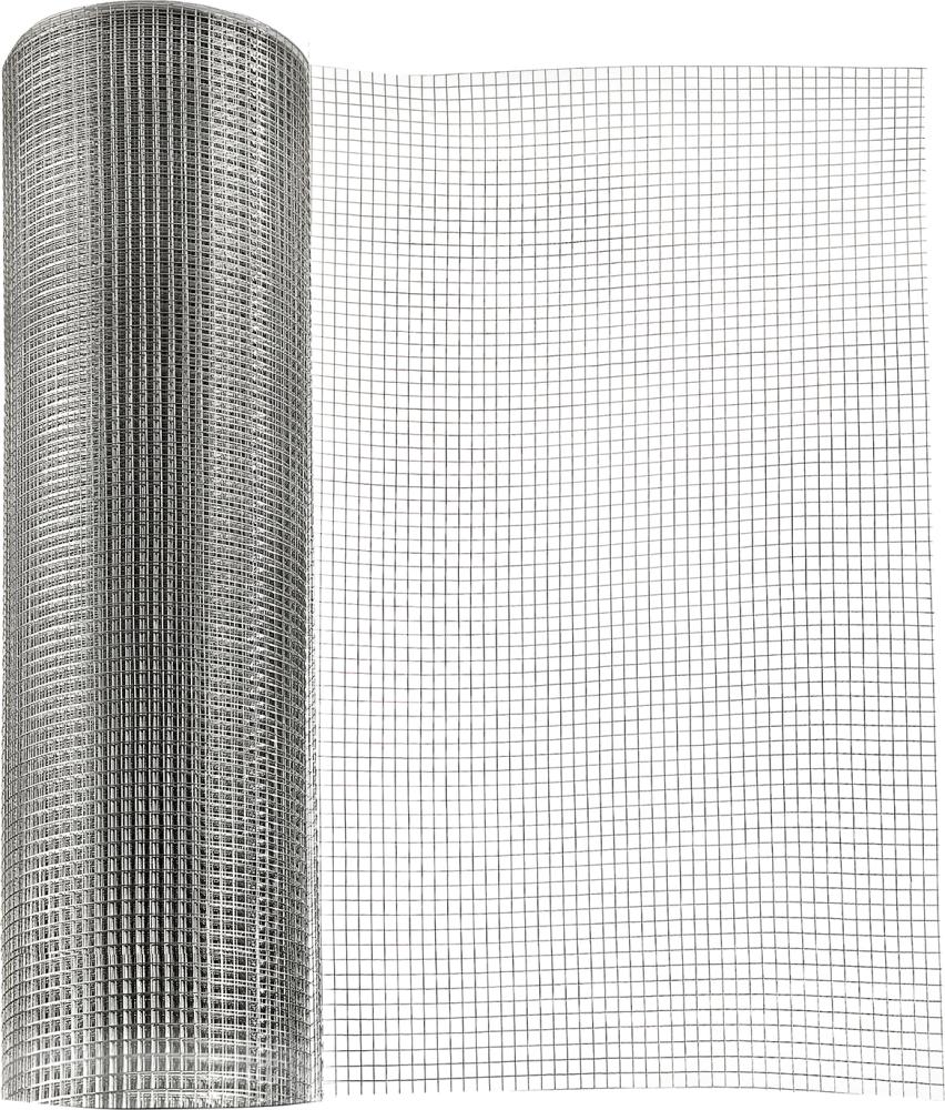 Gartengitterdraht punktgeschweißt VA2 10,0x10,0x1,0x1000mm, Rolle mit 25m - bei HUG Technik ☆