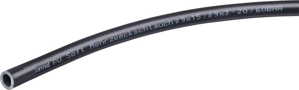 FORMAT-PU Soft Mehrzweckschlauch 12,7 x 19 mm Wandstärke 3,15 mm - bei HUG Technik ♡