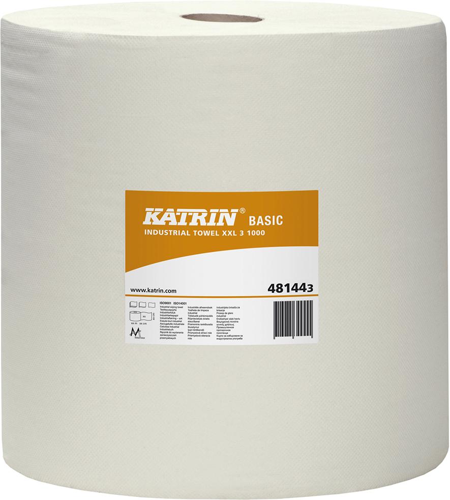 KATRIN® Putzpapier Basic XXL 1000 Blatt, 38 x 36 cm weiß - kommt direkt von HUG Technik 😊