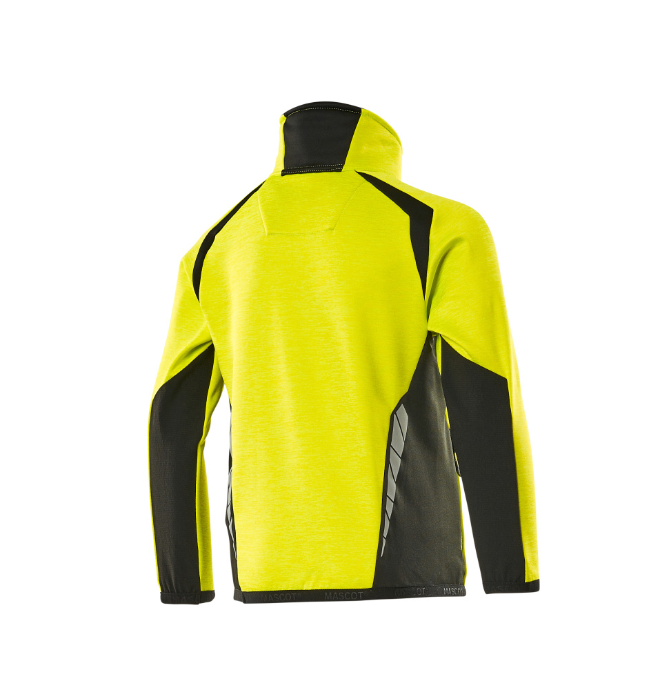 MASCOT® ACCELERATE SAFE Fleecepullover für Kinder  Gr. 104, hi-vis gelb/schwarz - jetzt NEU bei HUG Technik  😊