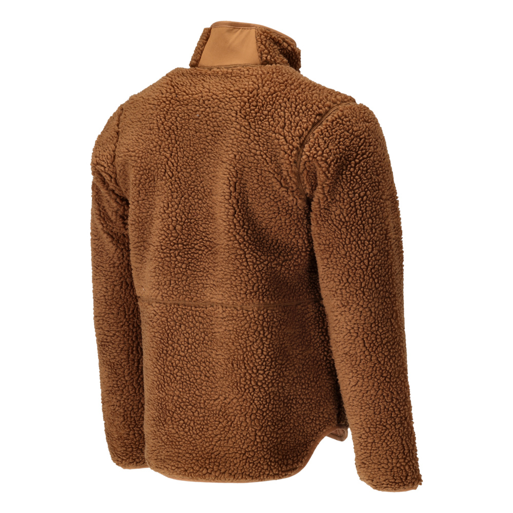 MASCOT® CUSTOMIZED Faserpelz Jacke mit Reißverschluss  Gr. 2XL, nussbraun - bei HUG Technik ✭