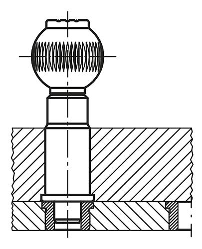 Buchse Stahl, brüniert, D=10 - K0362.10 - bei HUG Technik ✭