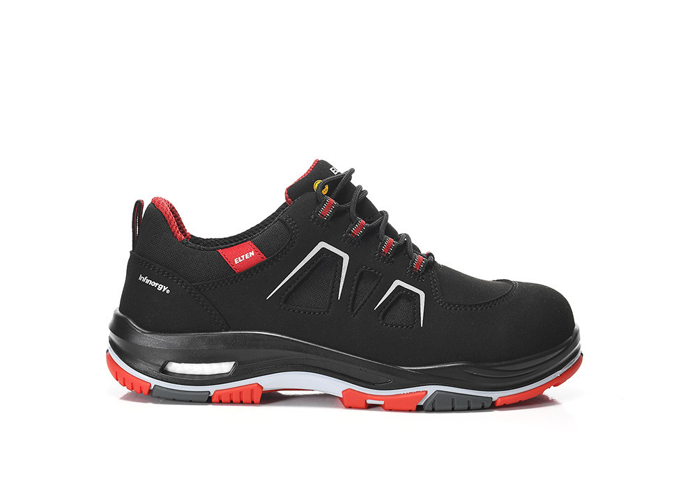 ELTEN® Sicherheitshalbschuh ALAN XXTP black-red Low ESD S3S - rechts