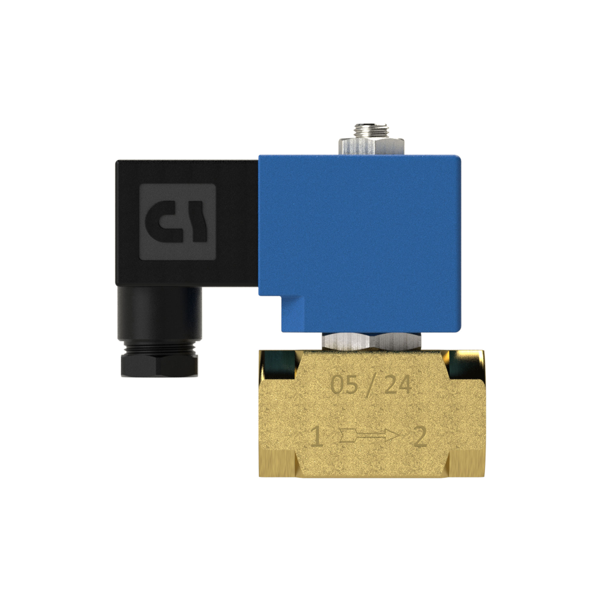 2/2-Wege-Magnetventil, Messing, NC, vorgesteuert, 230 V, G 1, PN 0,5-16 bar, NBR - bekommst Du bei ★ HUG Technik ✓