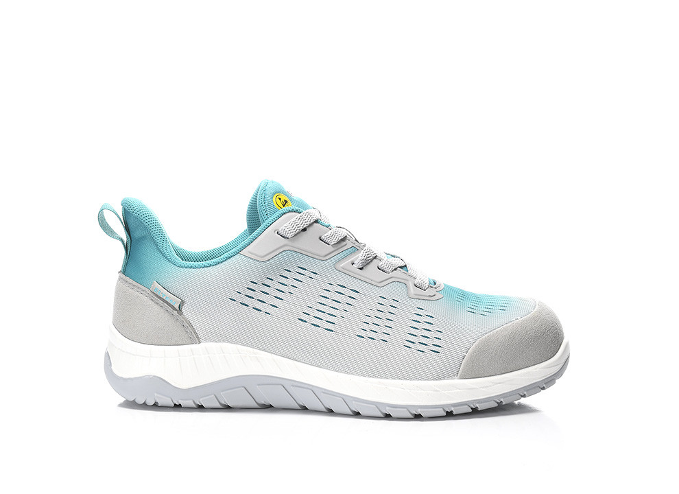 ELTEN® Sicherheitshalbschuh LUANA grey-turquoise Low ESD S1 - rechts