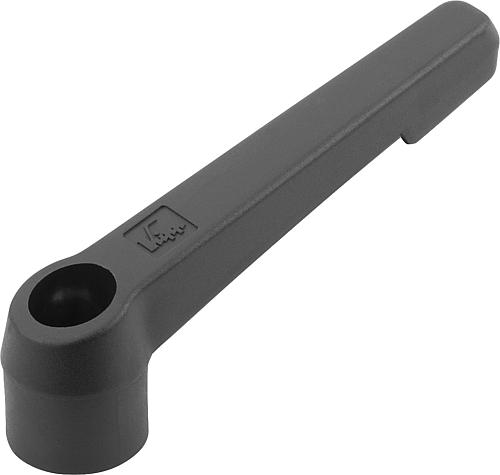 Klemmhebel unverstellbar Gr.2 M08 Kunststoff, Komp: Stahl - K0175.208000