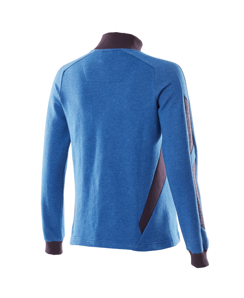 MASCOT® ACCELERATE Sweatshirt mit Reißverschluss  Gr. 2XL/ONE, azurblau/schwarzblau - jetzt NEU  bei ✭ HUG Technik ✓