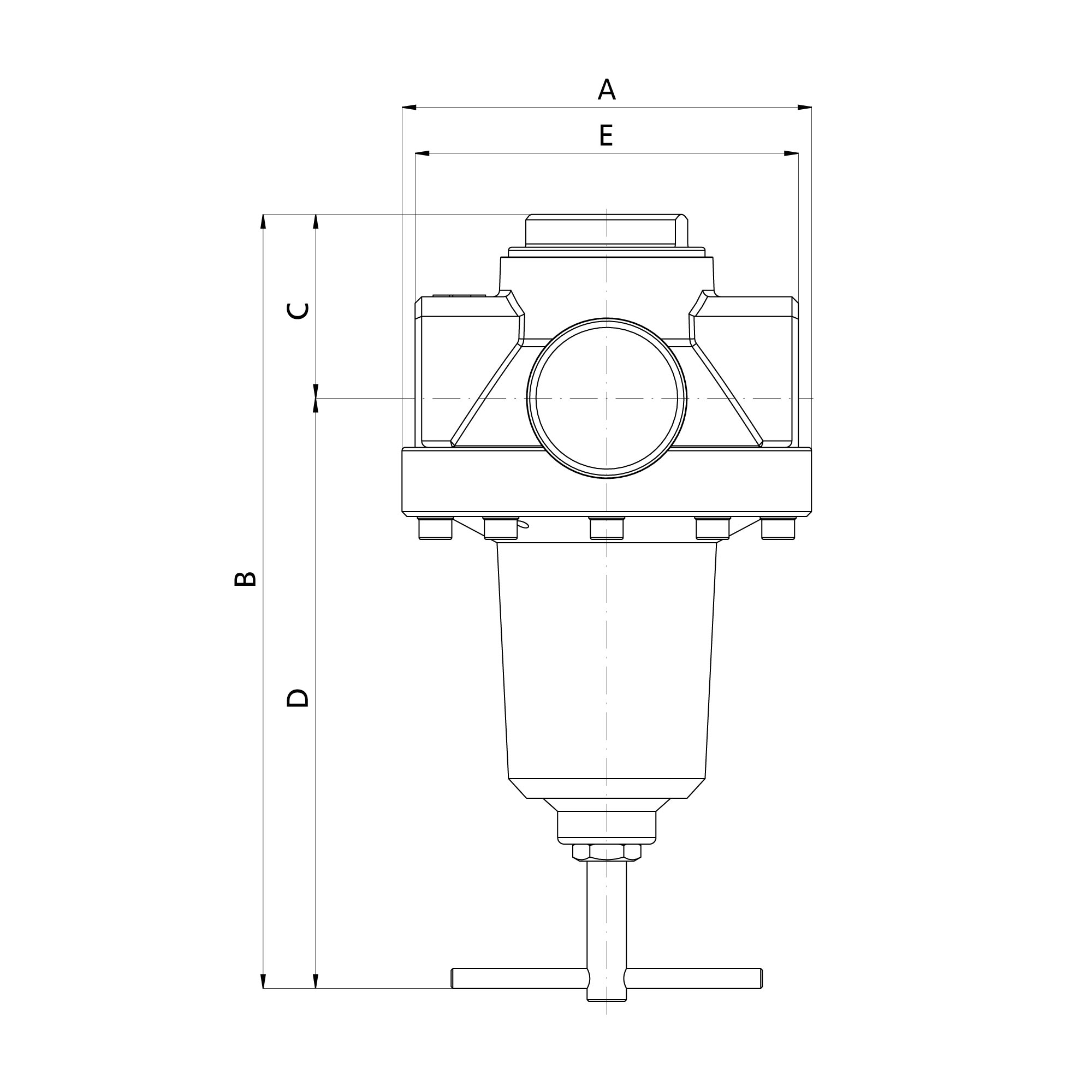 Konstant-Druckregler inkl. Manometer, BG 3, G 1/2, 0,1 - 3 bar - erhältlich bei ☆ HUG Technik ✓