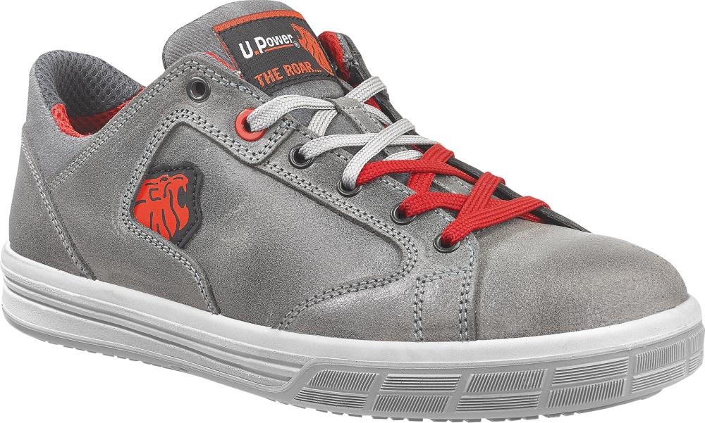 U-Power® Sicherheitshalbschuh Forest, S3 SRC, grau-rot - bei HUG Technik ♡