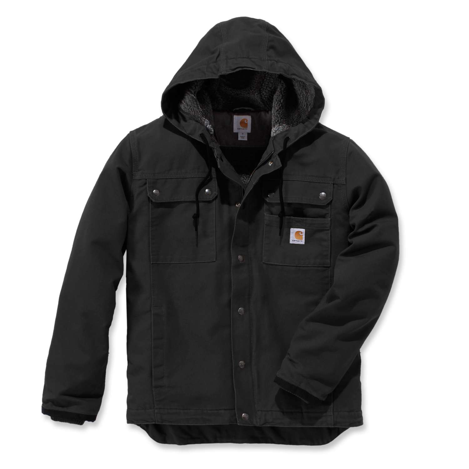 carhartt® Herren-Kapuzenjacke, gefüttert, BARTLETT JACKET black Ansicht 3  - erhältlich bei ✌ HUG Technik ✓