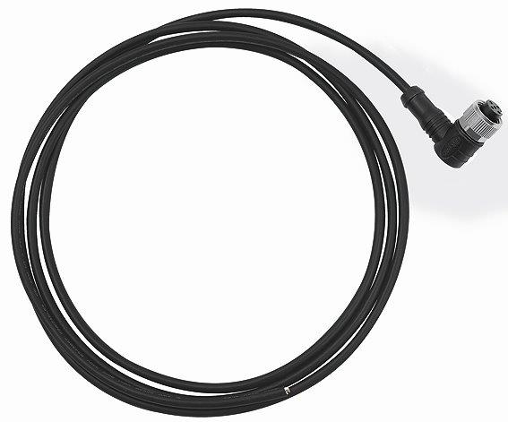 Anschlussstecker gerade, 4-polig, mit PUR-Kabel 2 m - direkt bei HUG Technik ✓