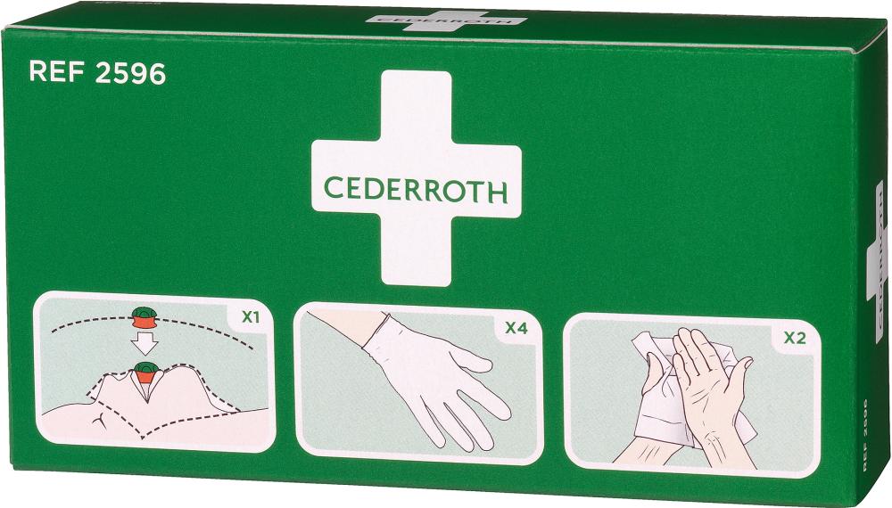 CEDERROTH Set aus Beatmungsmaske, 2 Paar Handschuhe, 2 Reinigungstücher - direkt von HUG Technik ✓ CEDERROTH Set aus Beatmungsmaske, 2 Paar Handschuhe, 2 Reinigungstücher - direkt von HUG Technik ✓