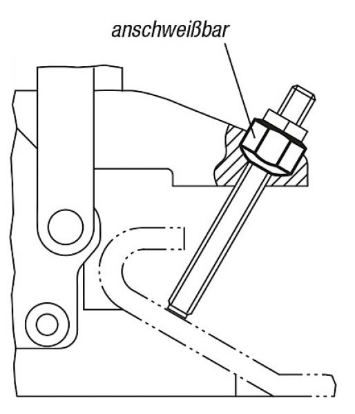 Mutter mit Kegelkuppe M04 Edelstahl - K0664.104 - direkt bei HUG Technik ✓