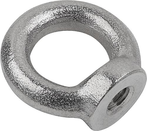 Ringmutter Fest DIN582, M08, Edelstahl 1.4401 - K0768.208 - bei HUG Technik ✓