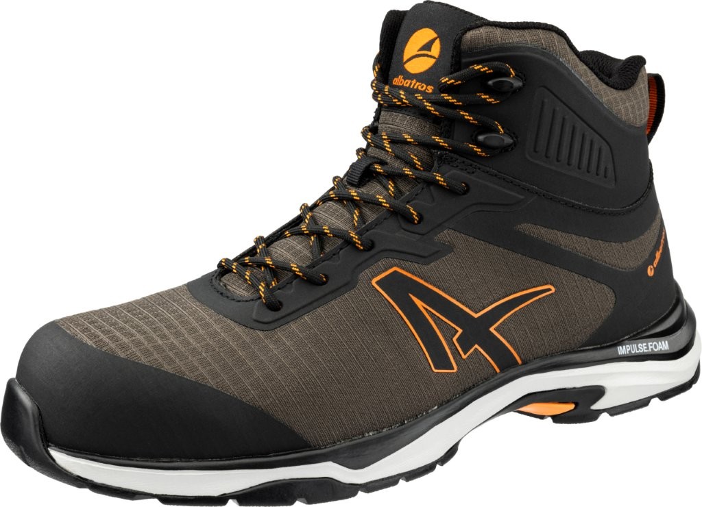 Albatros TRAILMASTER OLIVE Sicherheitsstiefel vorne 1
