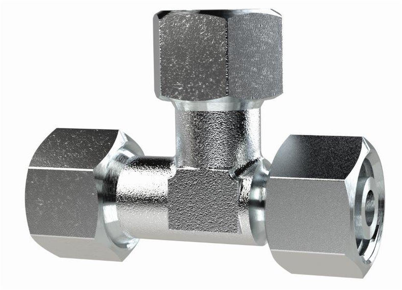 Einstellbare L-Anschlussverschraubung, Rohr-Außen-Ø 20, Stahl verzinkt - bei HUG Technik ✓