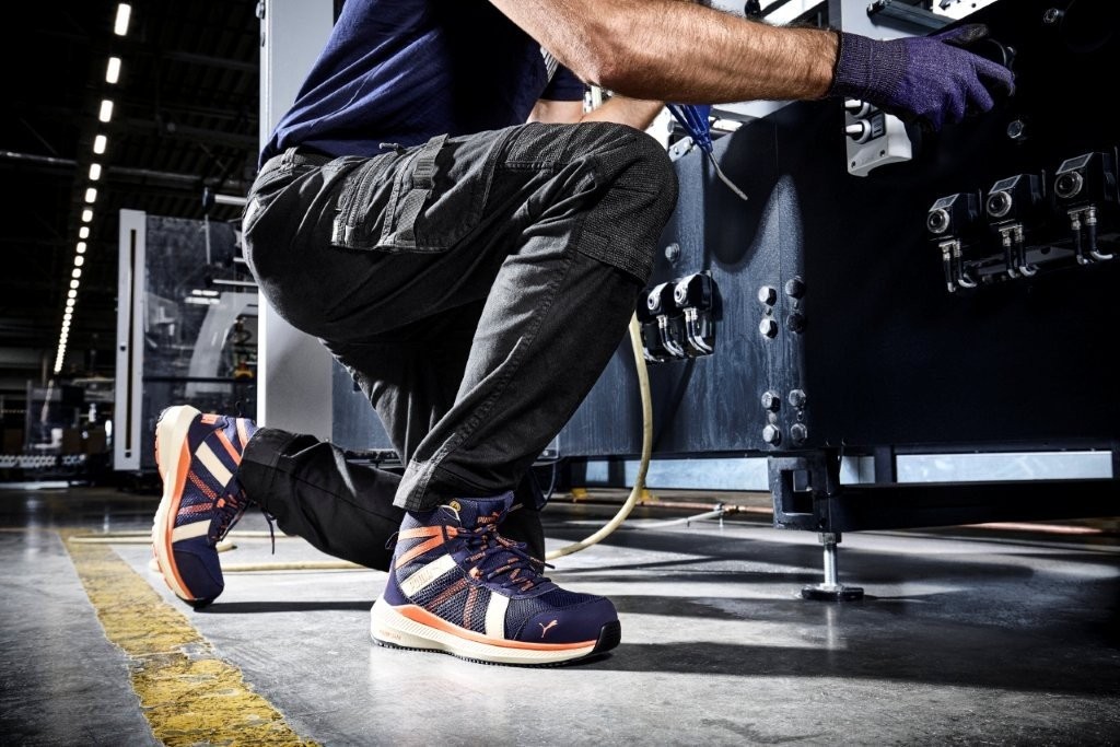 Albatros RIVAL BLUE/ORANGE Sicherheitsstiefel Detail 2.