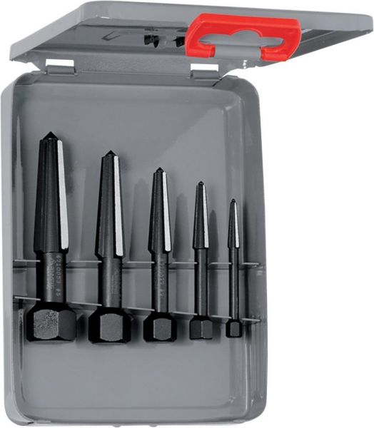 RENNSTEIG Schraubenausdreher-Satz 2-schneidig Rechts- und Linksgewinde 5-teilig Größe 1-5 - bei HUG Technik ✓