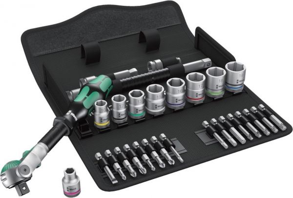 Wera® Zyklop speed Knarrensatz, 3/8", metrisch, 29-teilig 8100 SB 6 - bekommst Du bei HUG Technik ♡