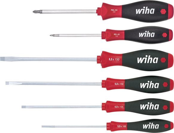 Wiha® Schraubendreher-Set 302 HK6 SO 6-teilig Schlitz Phillips® - erhältlich bei ✭ HUG Technik ✓