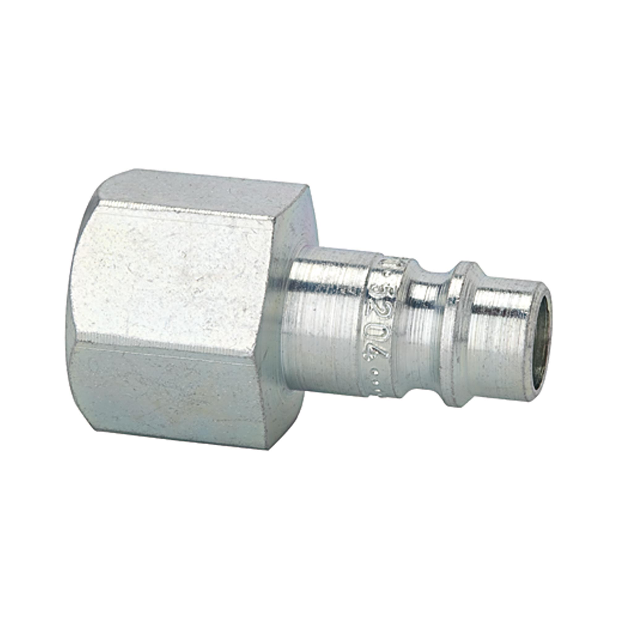 Nippel für Kupplungen NW 7,2 - NW 7,8, Stahl gehärtet/verzinkt, G 1/8 IG - bei HUG Technik ☆