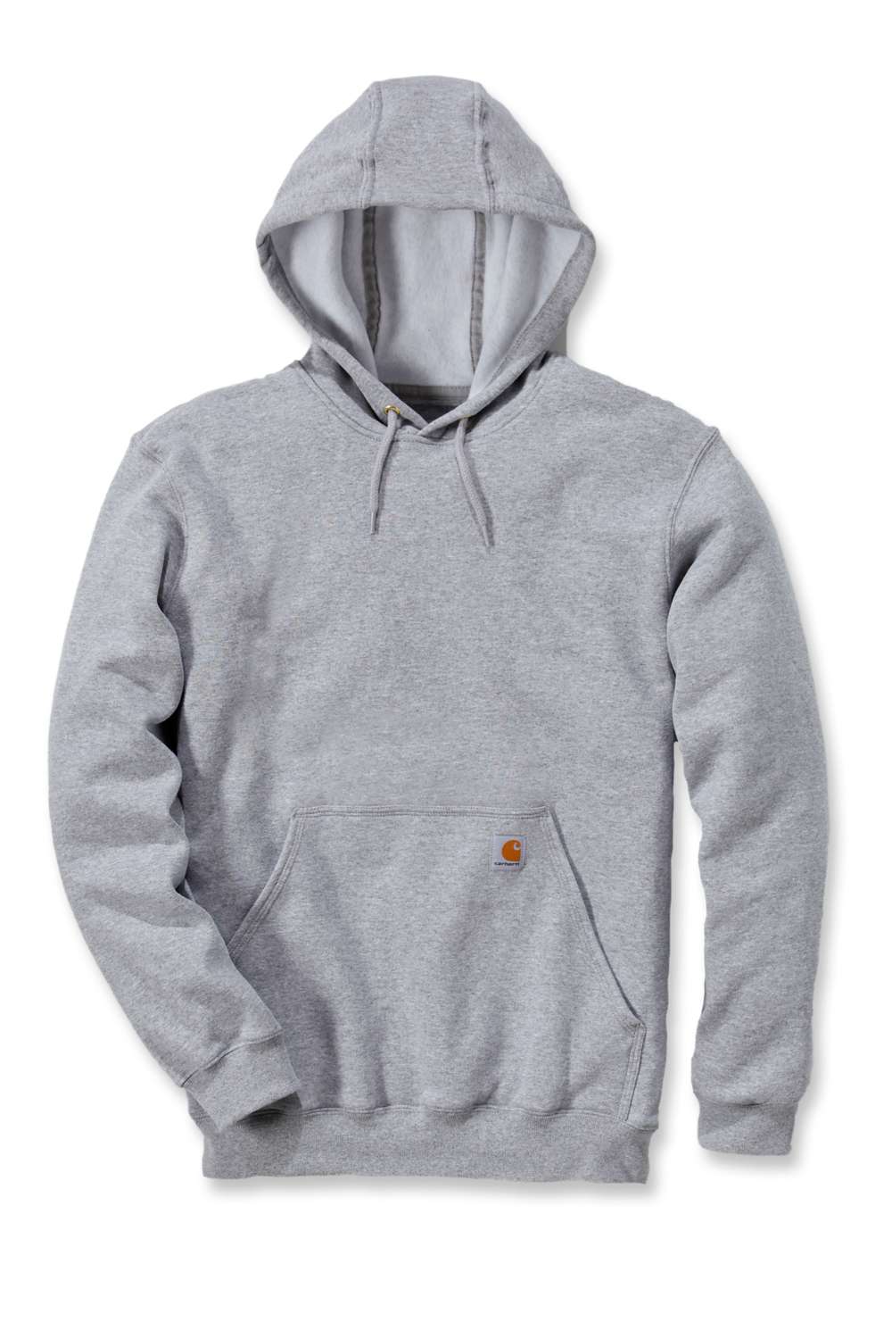 carhartt® Herren Kapuzensweater Loose Fit HOODED SWEATSHIRT heather grey Flach  - erhältlich bei ✭ HUG Technik ✓