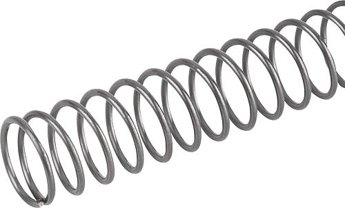 Druckfeder LO=400 Stahl, Di=10,5 - K1554.10 - gibt’s bei HUG Technik ✓