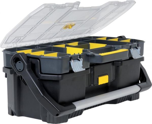 STANLEY® Werkzeugtrage FatMax m.Organiser-Aufstz - bekommst Du bei HUG Technik ♡ STANLEY® Werkzeugtrage FatMax m.Organiser-Aufstz - bekommst Du bei HUG Technik ♡