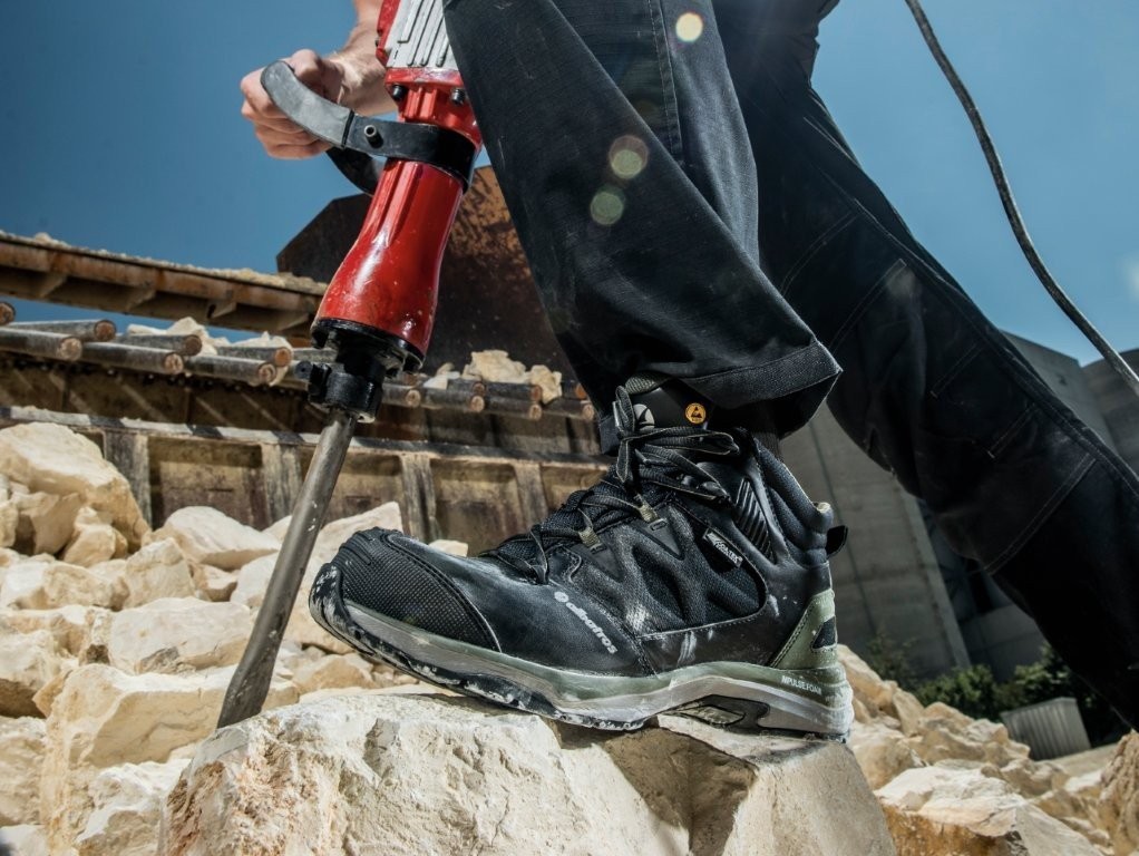 Albatros ULTRATRAIL OLIVE CTX Sicherheitsstiefel Anwendung.