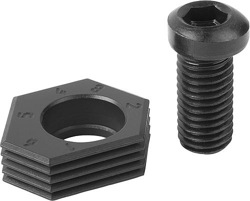 Klemme Sechskant M12, Form: B Einsatzstahl, variabel - K0023.13 - gibt’s bei ☆ HUG Technik ✓