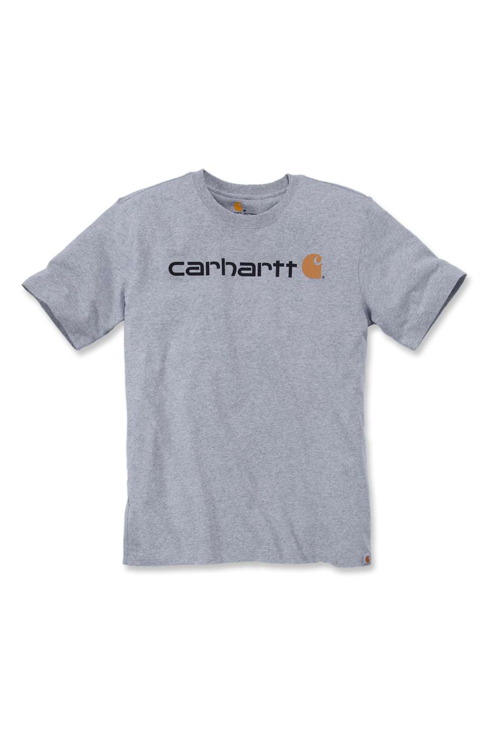 carhartt® Herren T-Shirt CORE LOGO T-SHIRT S/S heather grey Flach  - bei HUG Technik ✓ ✌