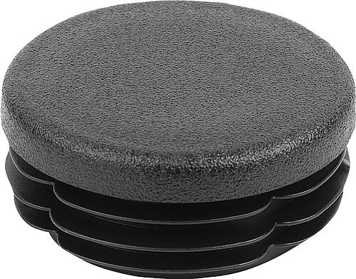 Verschlussstopfen für Rundrohre D=18 Thermoplast - K0494.018150 - bei HUG Technik ☆