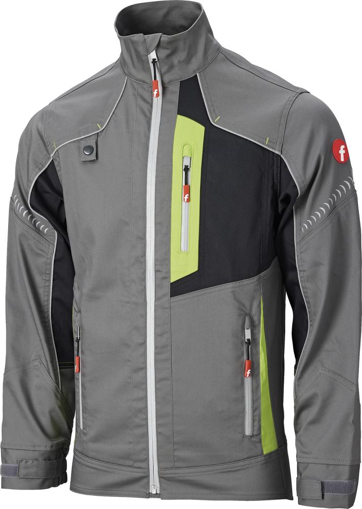 FORTIS Jacke Flex, grau-schwarz-rot - kommt direkt von HUG Technik 😊