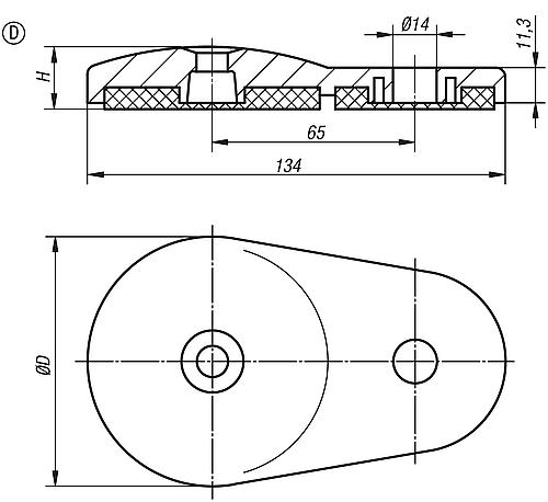 Teller, Form:D Zink - K0426.40801 - gibt’s bei HUG Technik ✓