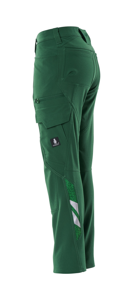MASCOT® ACCELERATE Hose mit Schenkeltaschen  Gr. 76/C34, grün - gibt’s bei HUG Technik ✓