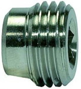 Verschlussschraube, Innensechskant, ohne Bund, G 3/8, Edelstahl 1.4571 - gibt’s bei HUG Technik ✓