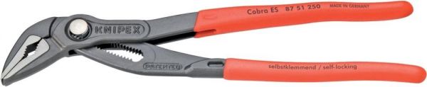 KNIPEX® Wasserpumpenzange Cobra ES mit Mehrkomponenten-Griffen 250 mm - kommt direkt von HUG Technik 😊