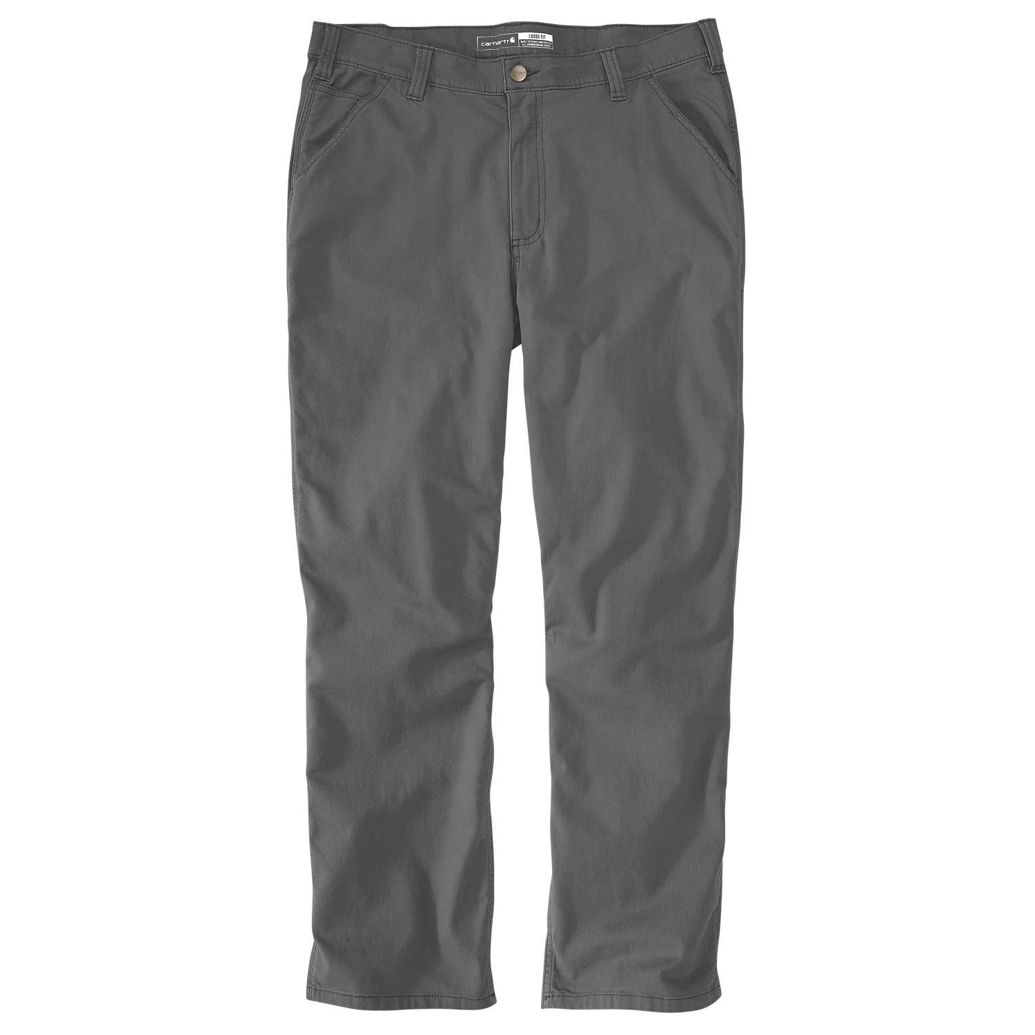 carhartt® Herren Hose »STRAIGHT RIGBY DUNGAREE« gravel - erhältlich bei ✭ HUG Technik ✓