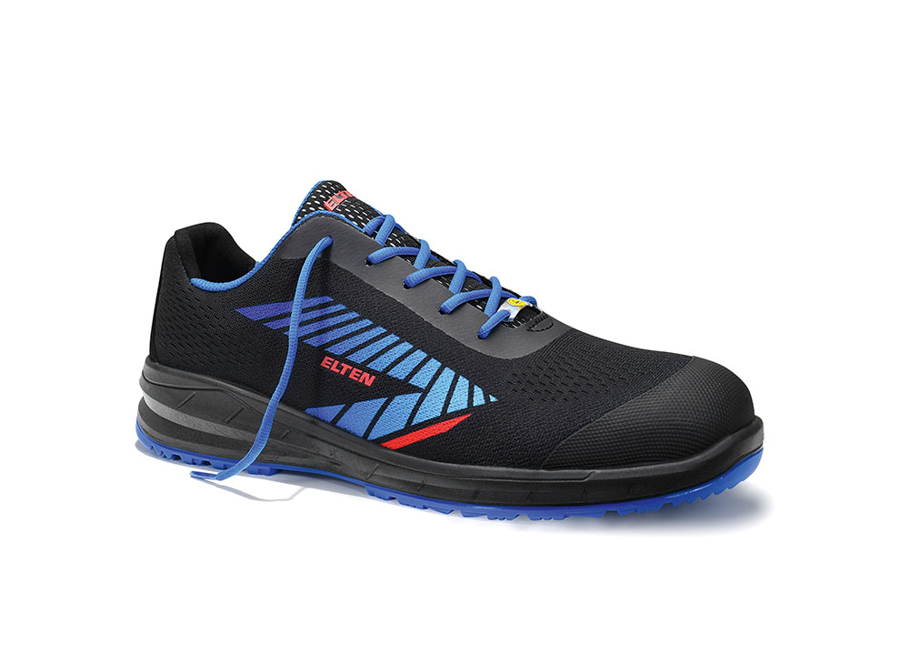 ELTEN® Sicherheitshalbschuh LARKIN XXSports black-blue Low ESD S1, 728110 - gibt’s bei HUG Technik ✓