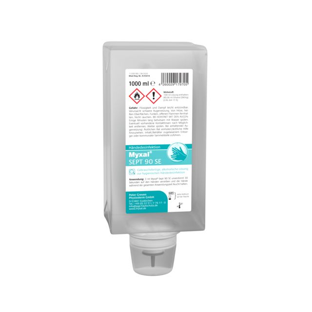 Händedesinfektion MYXAL® SEPT - bekommst Du bei ★ HUG Technik ✓