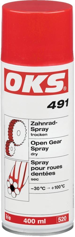 OKS® 491 Zahnradspray trocken, Spray 400 ml - gibt’s bei ☆ HUG Technik ✓