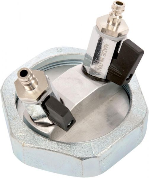 JUMTEC® Gasprüfanschluß Einrohr DN40 m.2xKugelhahn+Überw. - bei HUG Technik ✭
