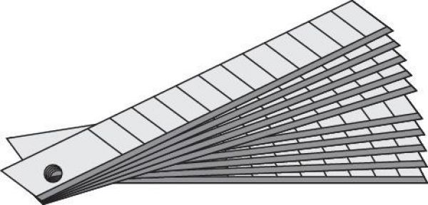 LUTZ BLADES® Abbrechklinge 18mm Pack mit 10 Stück - kommt direkt von HUG Technik 😊 LUTZ BLADES® Abbrechklinge 18mm Pack mit 10 Stück - kommt direkt von HUG Technik 😊