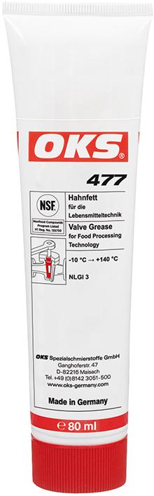 OKS® 477 Hahnfett für Lebensmitteltechnik, Tube 80 ml - erhältlich bei ✭ HUG Technik ✓