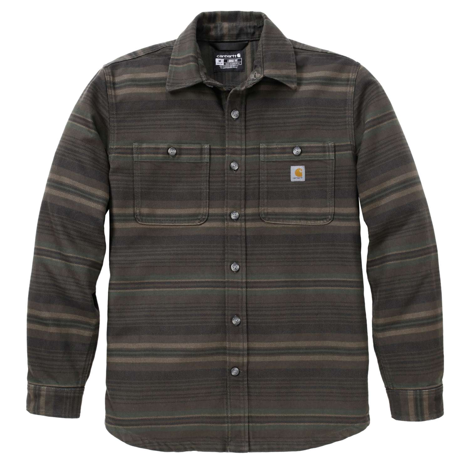carhartt® Hemd »Everett Loose LS Plaid Shirt« in peat.